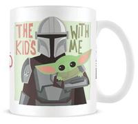 Star Wars Taza de desayuno The Mandalorian The Kids With Me 1 Unidad (Paquete de