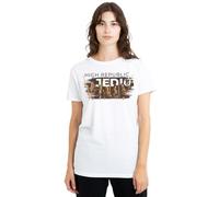 Star Wars The Acolyte High Republic Jedi Ink Group Camiseta de Mujer, Blanco, L