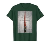 Star Wars The Acolyte Lightsaber Poster A Darkness Rises Camiseta, Hombre, Verde Bosque, XXL