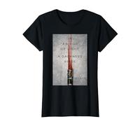 Star Wars The Acolyte Lightsaber Poster A Darkness Rises Camiseta, Mujer, Negro, S