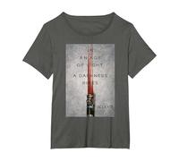 Star Wars The Acolyte Lightsaber Poster A Darkness Rises Camiseta, Mujer Tallas Grandes, Asfalto, 6XL Grande