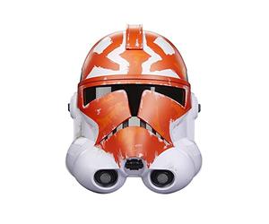 Star Wars The Black Series - Casco electrónico premium de Ahsoka, la soldado clon - Artículo para juego de rol The Clone War