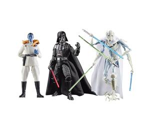 Star Wars The Black Series Darth Vader, Grand Admiral Thrawn, General Grievous, Masters of Evil - Figura de acción Coleccionable de 6 Pulgadas, Paquete de 3 (Exclusivo de Amazon)