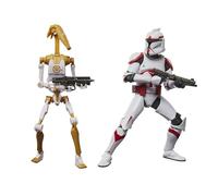 Star Wars The Black Series Phase I Assault Trooper & Battle Droid Officer, Battlefront II Figuras de acción coleccionables de 15 cm