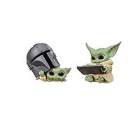 Star Wars The Bounty Collection - Serie 3 - Figuras The Child - Set de 2 Figuras de 5,5 cm - Mirando Dentro del Casco, Tableta Datapad - Edad: 4+