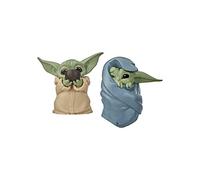 Star Wars- The Child Pack de 2 Sopa y Manta (Hasbro F12535S00) | Star Wars The Mandalorian - Figura de acción para bebé de 2,2 pulgadas (2 unidades), diseño de The Child (Baby Yoda)