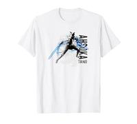 Star Wars: The Clone Wars Ahsoka Tano Action Up Camiseta, Hombre, Blanco, M