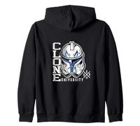 Star Wars The Clone Wars Captain Rex Clone University Sudadera con Capucha