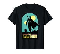Star Wars The Dadalorian Mandalorian and Grogu Father's Day Camiseta