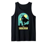 Star Wars The Dadalorian Mandalorian and Grogu Father's Day Camiseta sin Mangas