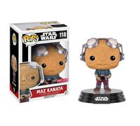 Star Wars The Force Awakens Maz Kanata Sin Gafas 9.5cm Figura Vinilo Pop Funko