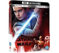 Star Wars The Last Jedi 4K Ultra HD Limited Edition Steelbook / Import / Includes Blu Ray / Region Free.