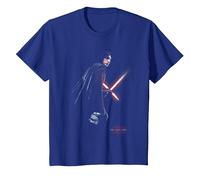 Star Wars The Last Jedi Kylo REN Shadow Camiseta, Niños, Azul Real, 6 años
