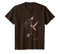 Star Wars The Last Jedi Kylo REN Shadow Camiseta, Niños, Marrón, 8 años