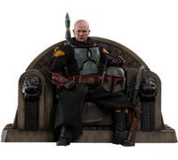 Star Wars The Mandalorian Action Figura 1/6 Boba Fett (repaint Armor) E Throne 3