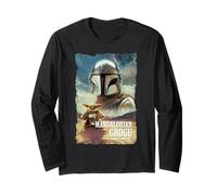 Star Wars The Mandalorian and Grogu Movie Classic Poster Art Manga Larga