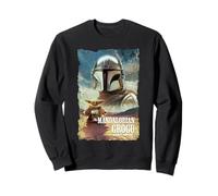 Star Wars The Mandalorian and Grogu Movie Classic Poster Art Sudadera