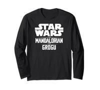 Star Wars The Mandalorian and Grogu Official Title Logo Manga Larga