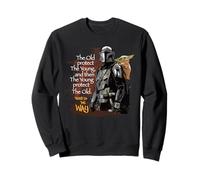 Star Wars The Mandalorian and Grogu Old Protect The Young Sudadera