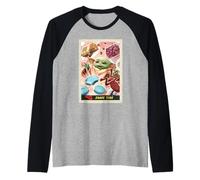 Star Wars: The Mandalorian and Grogu Snack Time Card #32 Camiseta Manga Raglan