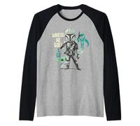 Star Wars The Mandalorian and Grogu Where He Goes, I Go Camiseta Manga Raglan