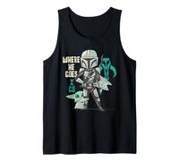 Star Wars The Mandalorian and Grogu Where He Goes, I Go Camiseta sin Mangas