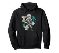 Star Wars The Mandalorian and Grogu Where He Goes, I Go Sudadera con Capucha