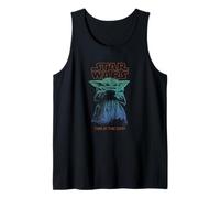 Star Wars: The Mandalorian Baby Yoda Holding Cup Color Faded Camiseta sin Mangas