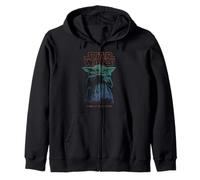Star Wars: The Mandalorian Baby Yoda Holding Cup Color Faded Sudadera con Capucha
