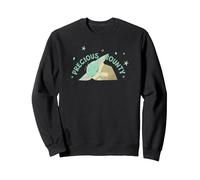 Star Wars: The Mandalorian Baby Yoda Sleepy Precious Bounty Sudadera, Unisex para Adultos, Negro, XL