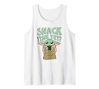 Star Wars: The Mandalorian Baby Yoda Snack Time Yet? Cute Camiseta sin Mangas