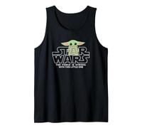 Star Wars The Mandalorian Baby Yoda Star Wars Camiseta sin Mangas, Hombre, Negro, S