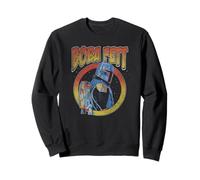 Star Wars: The Mandalorian Boba Fett Vintage Side Profile Sudadera