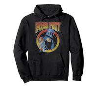 Star Wars: The Mandalorian Boba Fett Vintage Side Profile Sudadera con Capucha