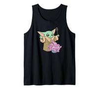 Star Wars: The Mandalorian Cute Grogu Cooking Comic Child Camiseta sin Mangas