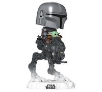 Star Wars: The Mandalorian E Grogu Pop Rides Deluxe Vinile Bobblehead Figura Th