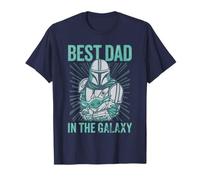 Star Wars The Mandalorian Father's Day Best Dad Camiseta