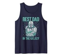 Star Wars The Mandalorian Father's Day Best Dad Camiseta sin Mangas