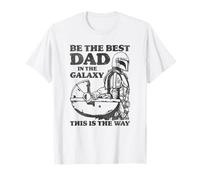 Star Wars: The Mandalorian Father's Day Best Dad Vintage Camiseta