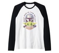 Star Wars The Mandalorian Father's Day Dad and Child Camiseta Manga Raglan