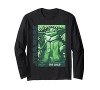 Star Wars The Mandalorian Green Grogu Manga Larga
