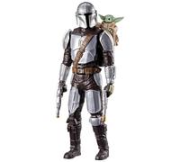 Star Wars Figura de acción The Mandalorian y Grogu 28 cm con bláster y efectos de sonido Edad 4+