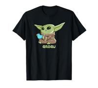 Star Wars The Mandalorian Grogu Blue Cookie Space Macaron Camiseta