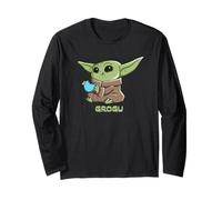 Star Wars The Mandalorian Grogu Blue Cookie Space Macaron Manga Larga