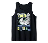 Star Wars The Mandalorian & Grogu Greatest Dad in The Galaxy Camiseta sin Mangas