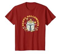 Star Wars The Mandalorian Grogu Happy Halloween Candy Bucket Camiseta, Niños, Arándano, 6 años