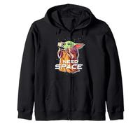Star Wars: The Mandalorian Grogu I Need Space Snack Pose V2 Zip Hoodie