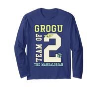 Star Wars The Mandalorian Grogu & Mando Football Team of 2 Manga Larga