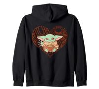 Star Wars The Mandalorian Grogu Matcha is The Way Tea Heart Sudadera con Capucha