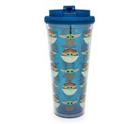 Star Wars: The Mandalorian Grogu Plastic Travel Tumbler | Holds 24 Ounces